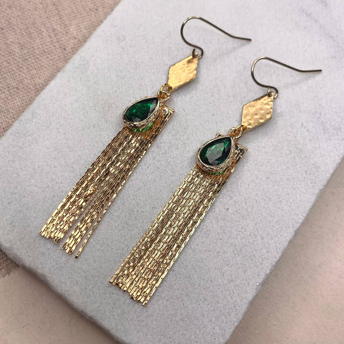 Crystal Fringe Earring