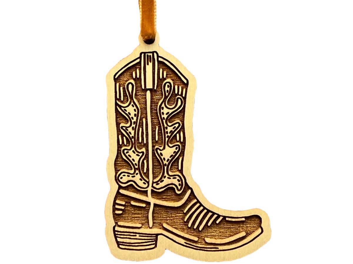 Cowboy Boot Ornament