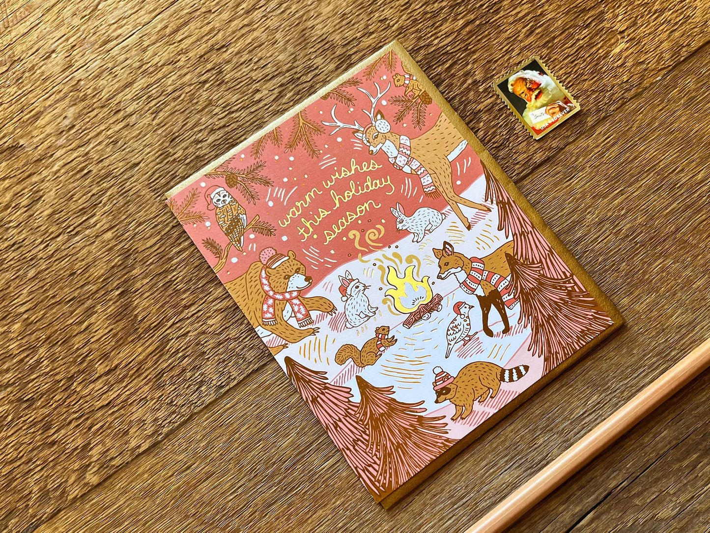 Woodland Holiday Card - Set of 6