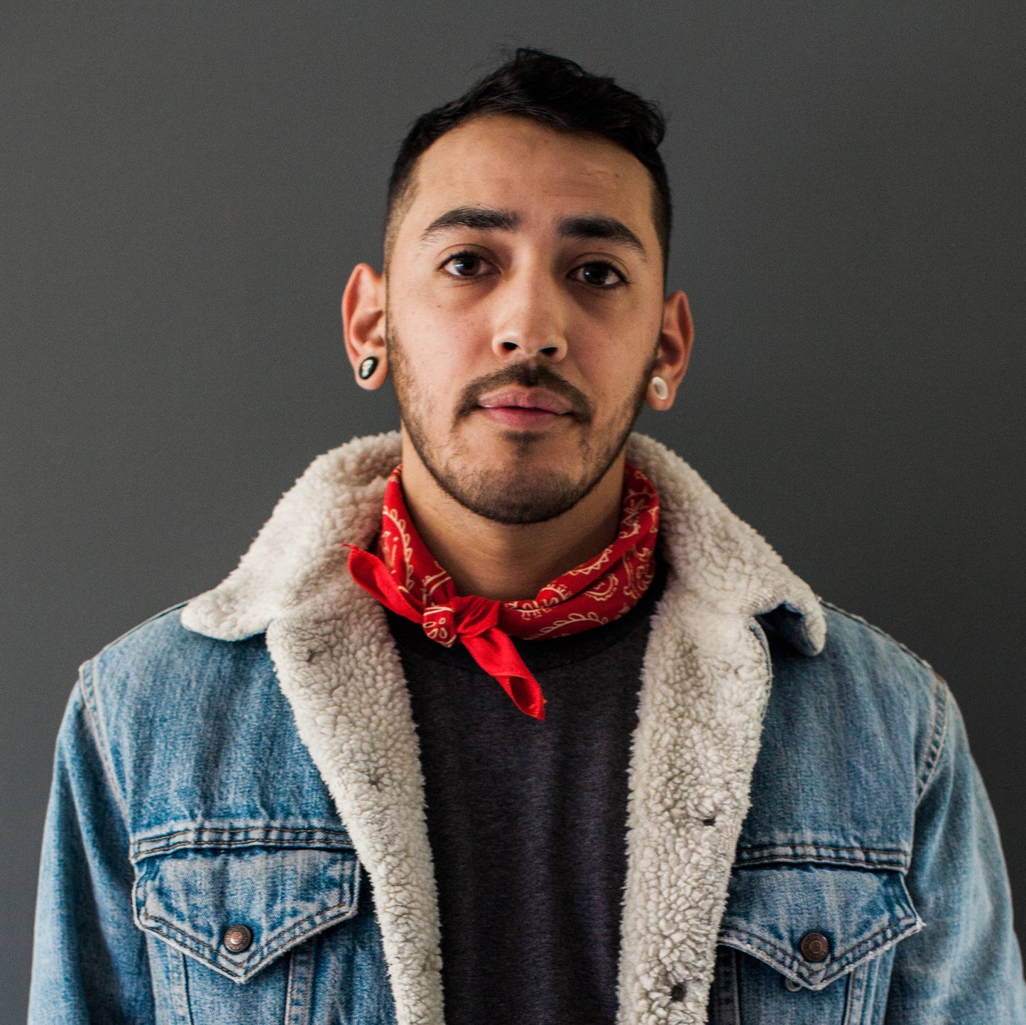 Dixon 22-Inch Red Paisley Western Cotton Bandana