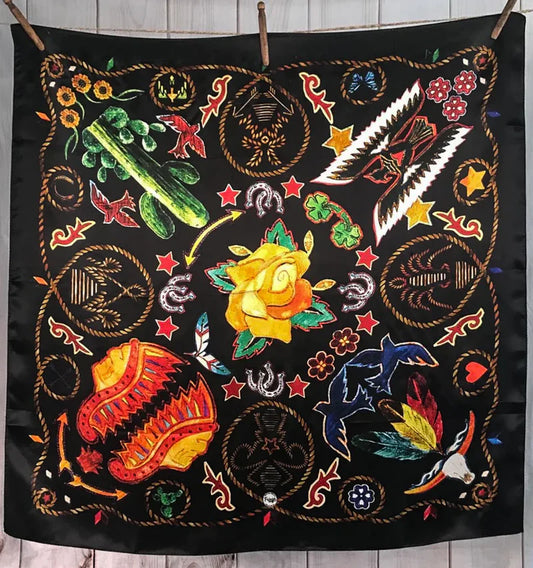 Boots 100% Silk Scarf