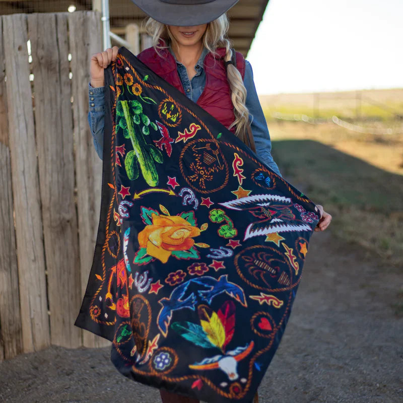 Boots 100% Silk Scarf