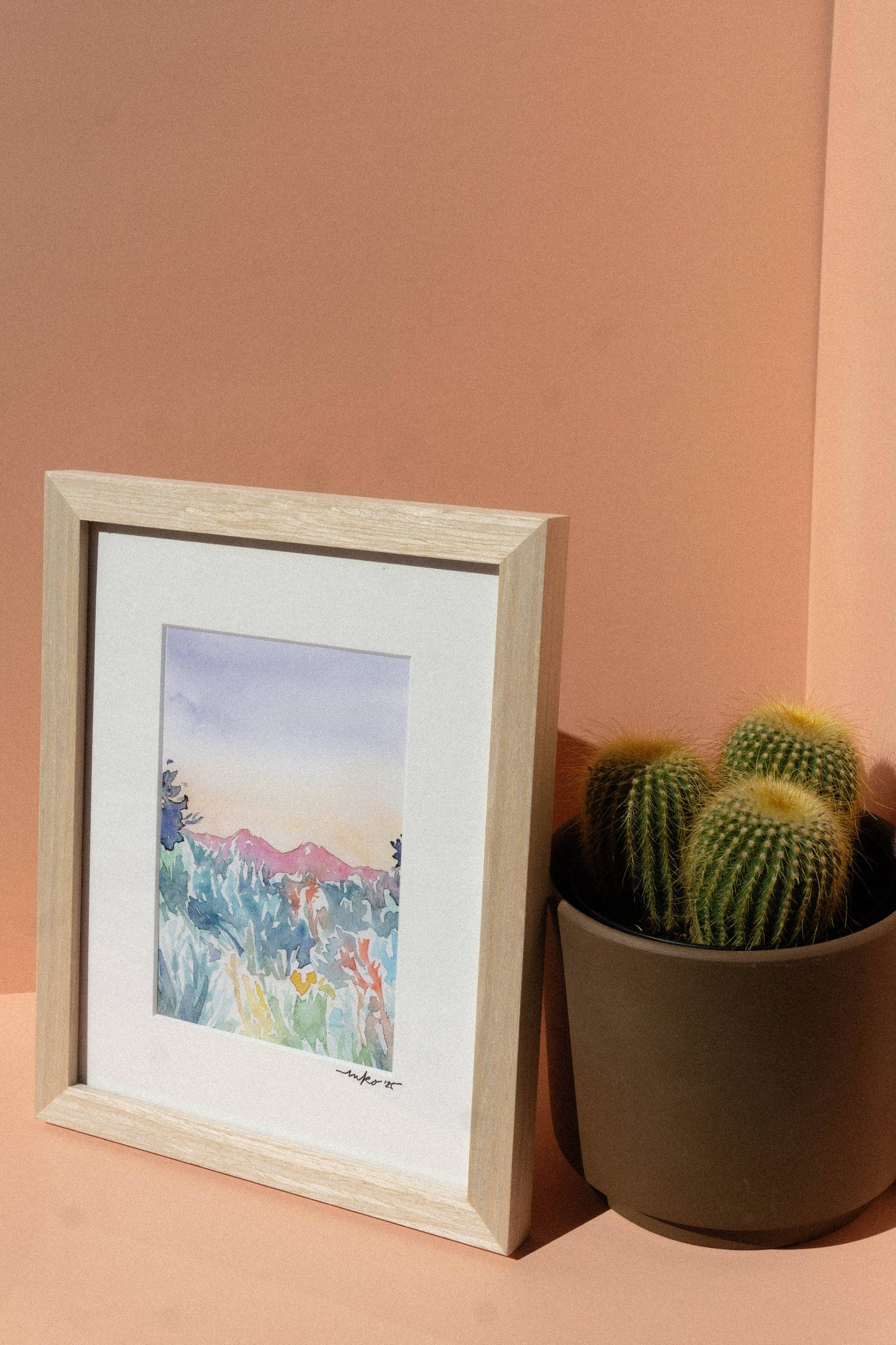 Southwest Colorado Landscape Art Print with Wildflowers and Sagebrush