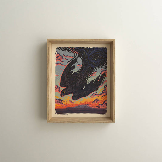Nightfall  - Nature Wilderness Art Print 