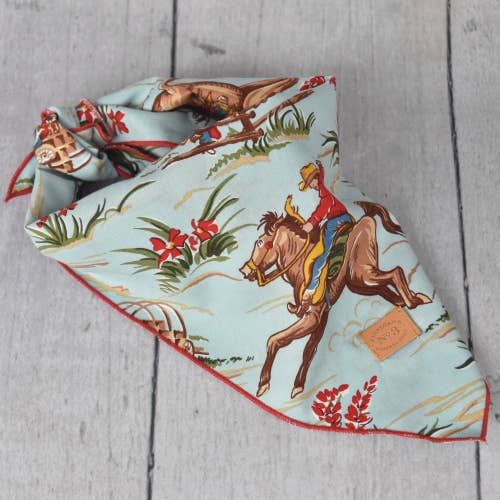Vintage Cowboy Dog Bandana