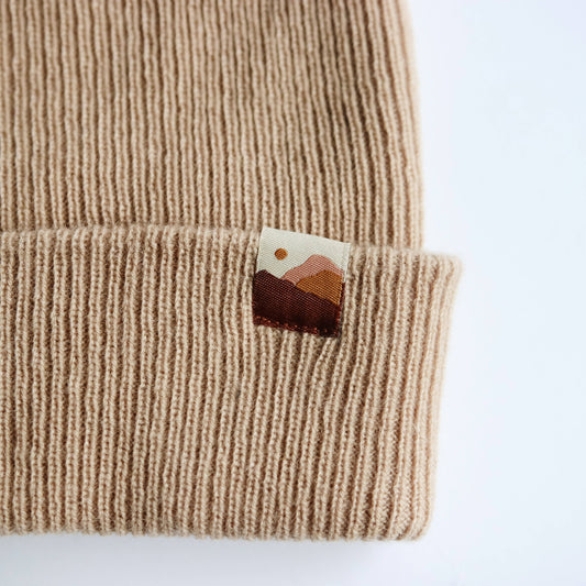 Merino wool Mountain Beanie | Tan