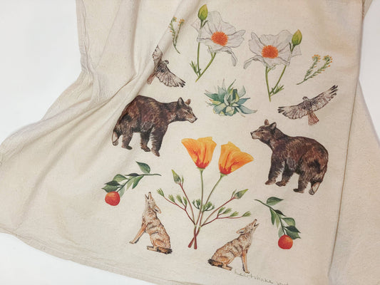 Mountain Tea Towel
