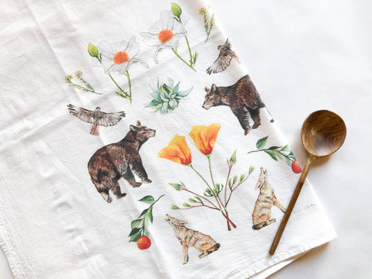 Mountain Tea Towel