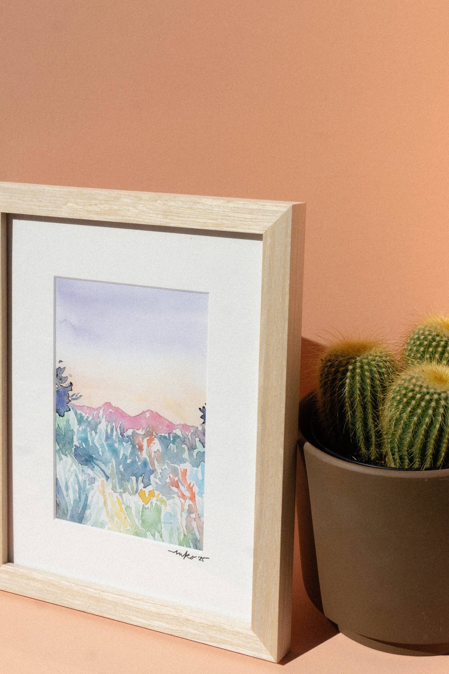 Southwest Colorado Landscape Art Print with Wildflowers and Sagebrush