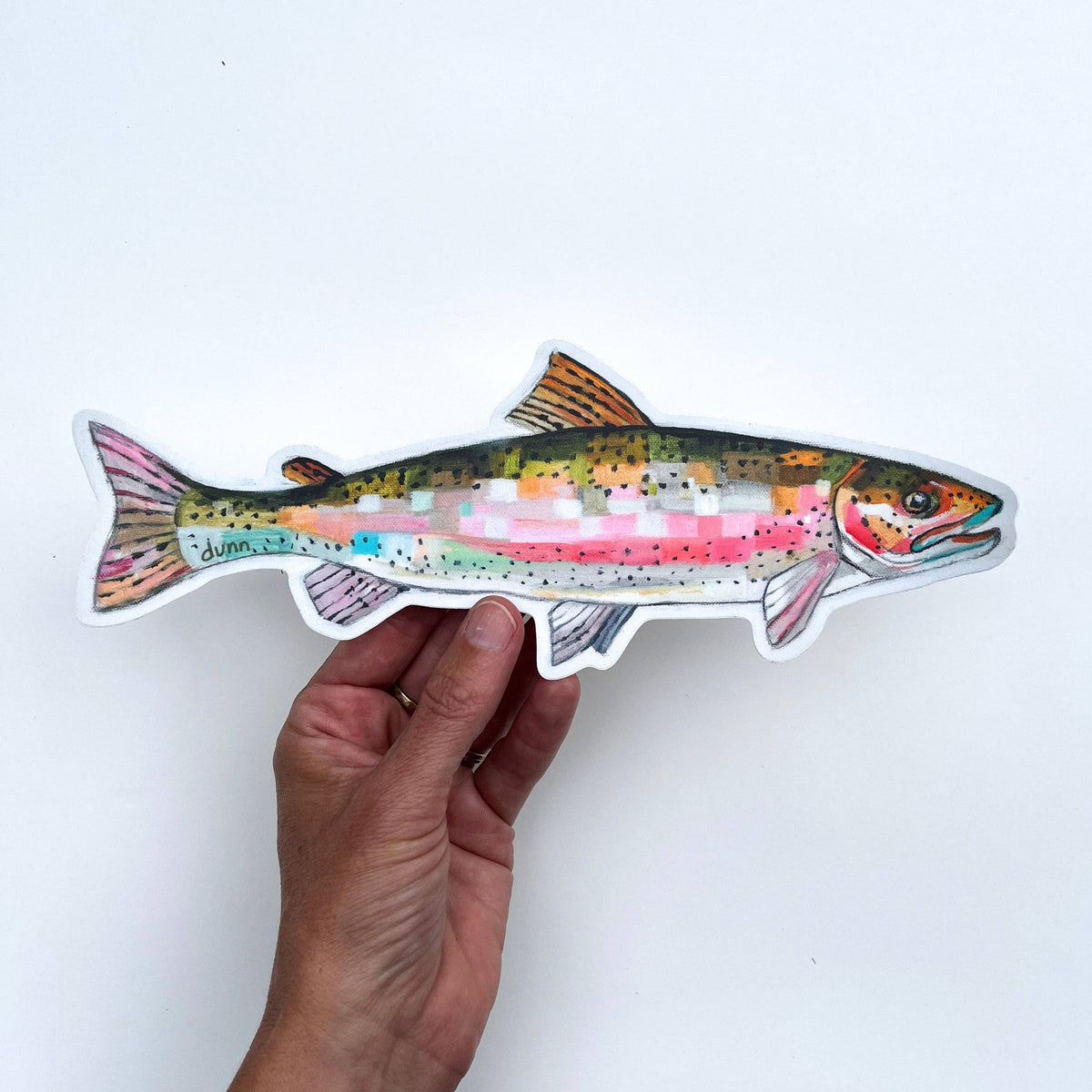 Rainbow Trout vinyl sticker