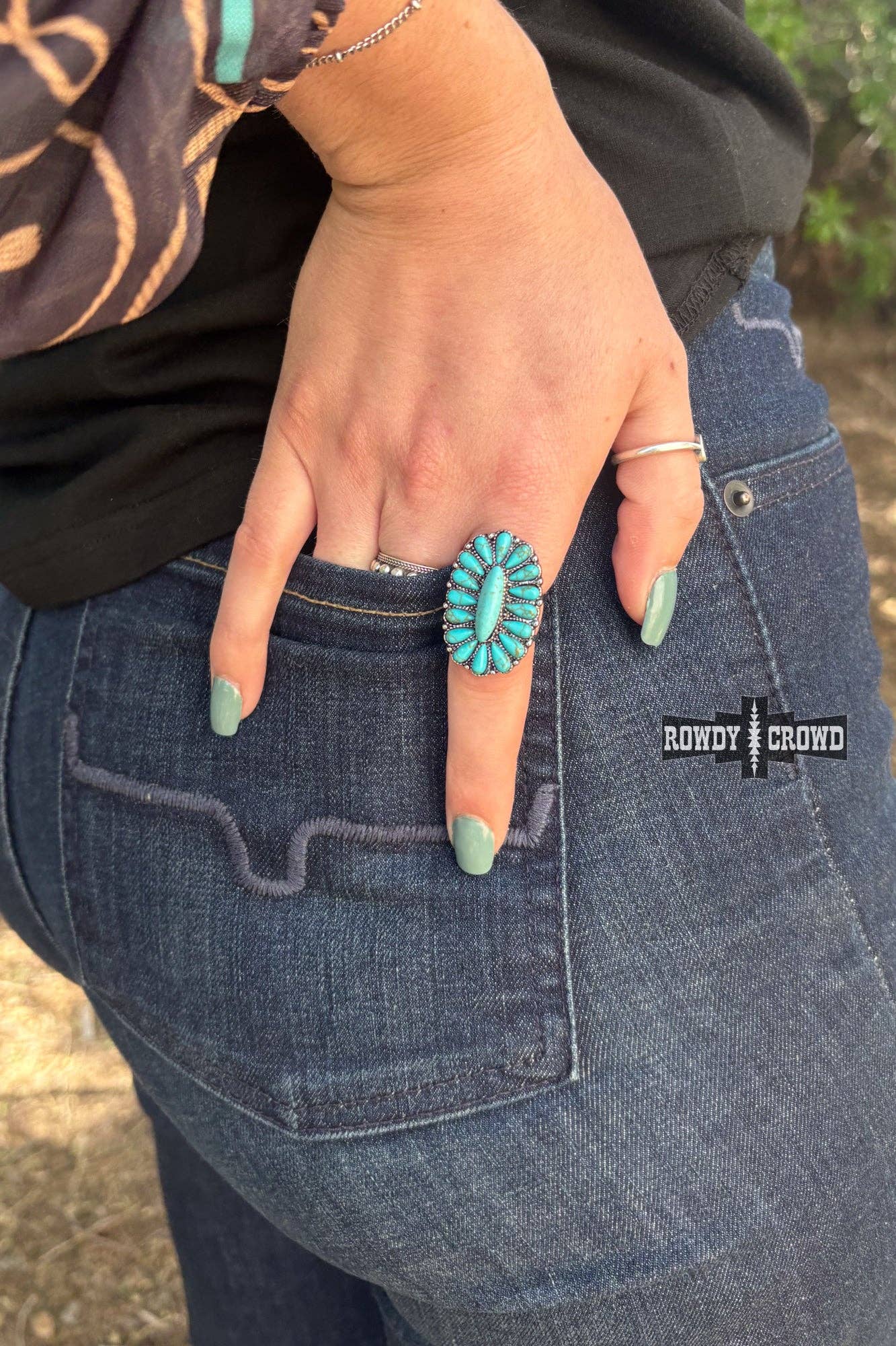 Colorado Concho Scarf Slide/ Ring