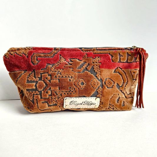 Vintage Rose and Camel Pouch Traveller