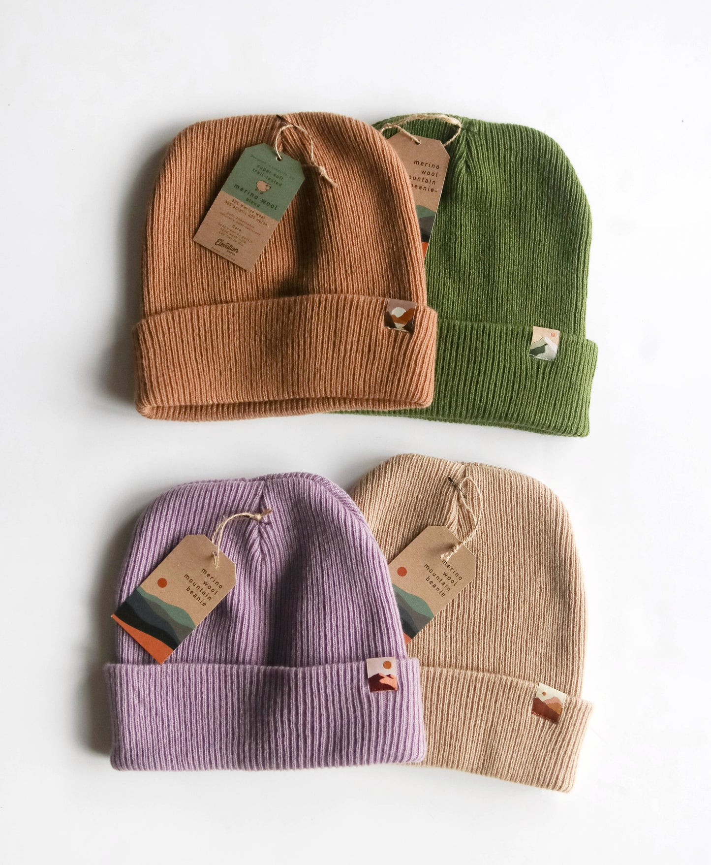 Merino Wool Mountain Beanie | Lavender