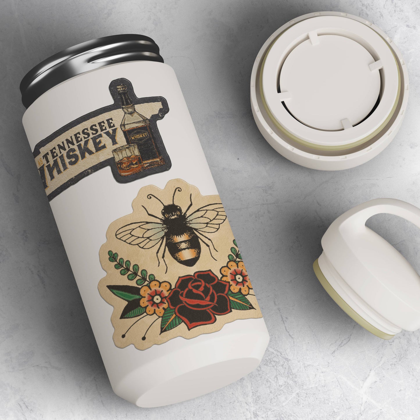 Rattlesnake Cowboy: Easily Rattled Sticker