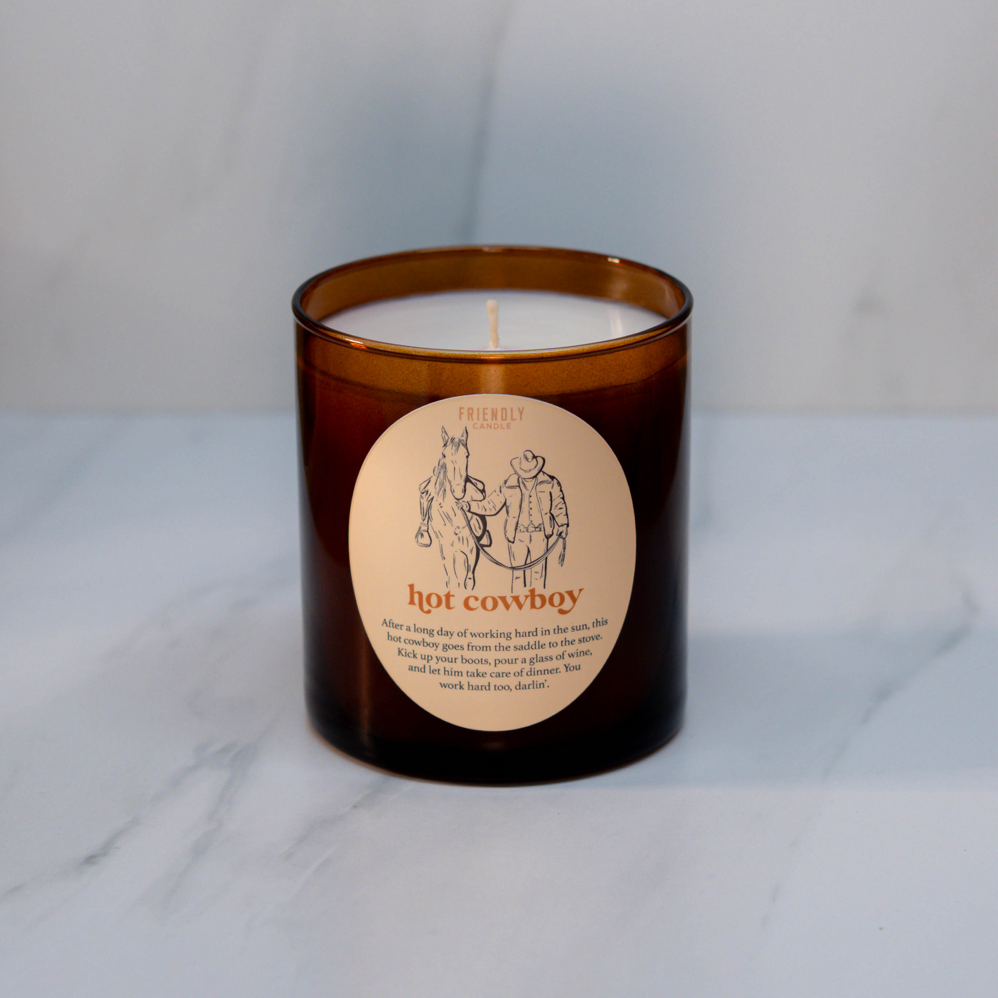 Hot Cowboy Soy Candle