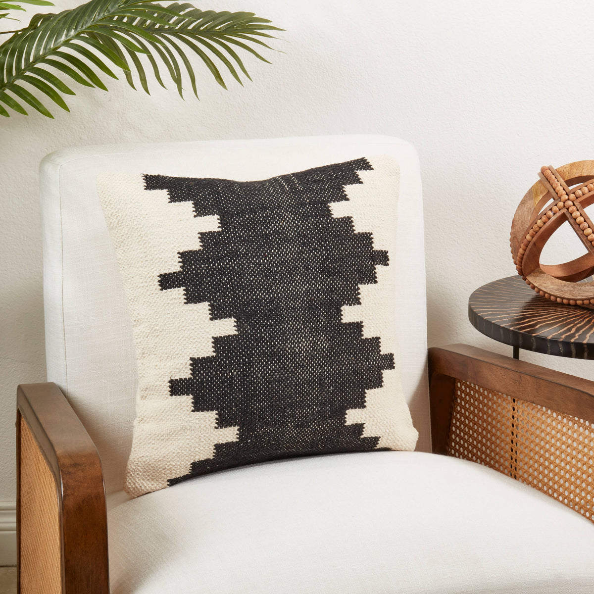 Geometric Harmony Throw Pillow