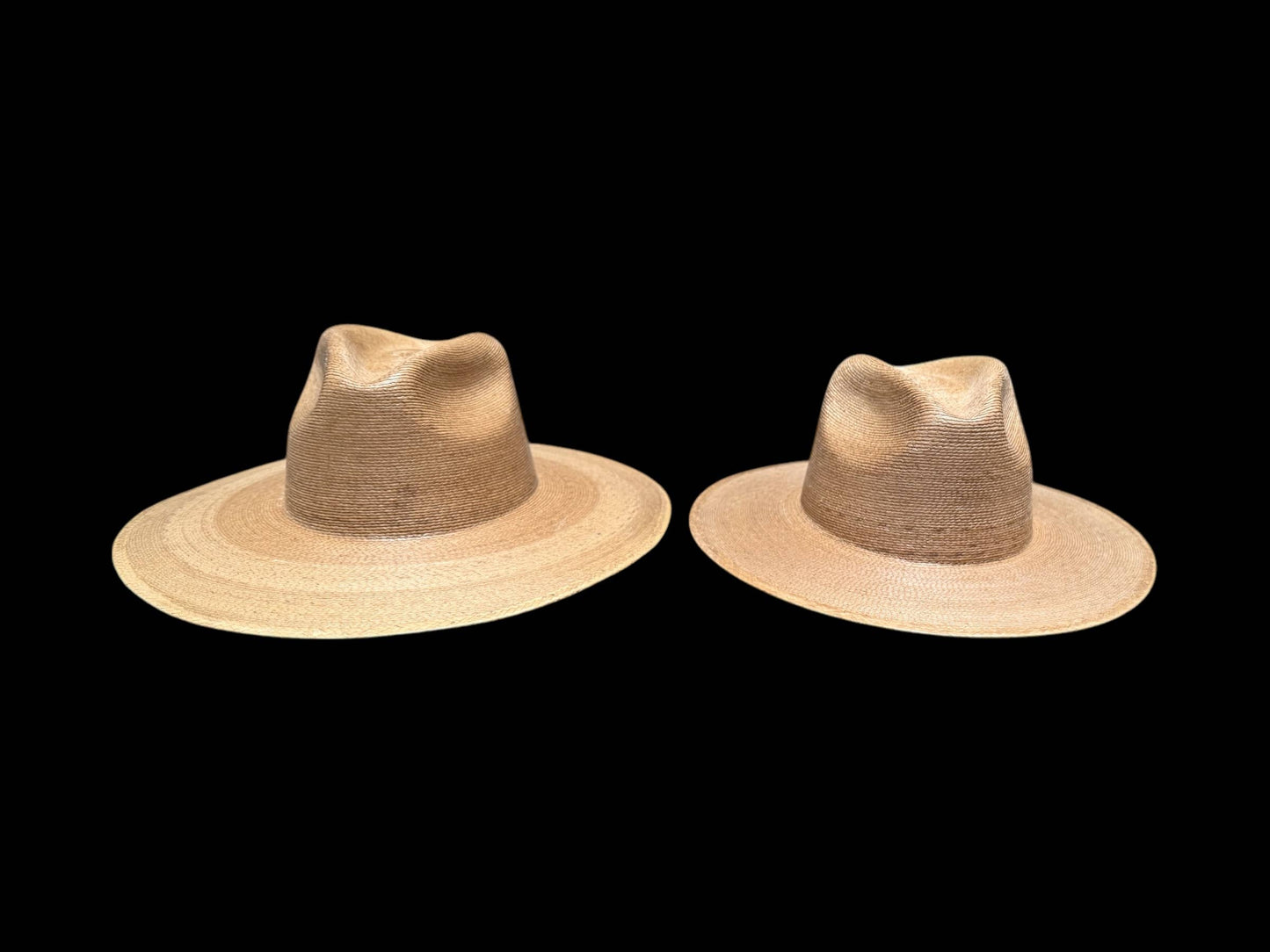 Fine Palm Toasted Flat Brim Hat