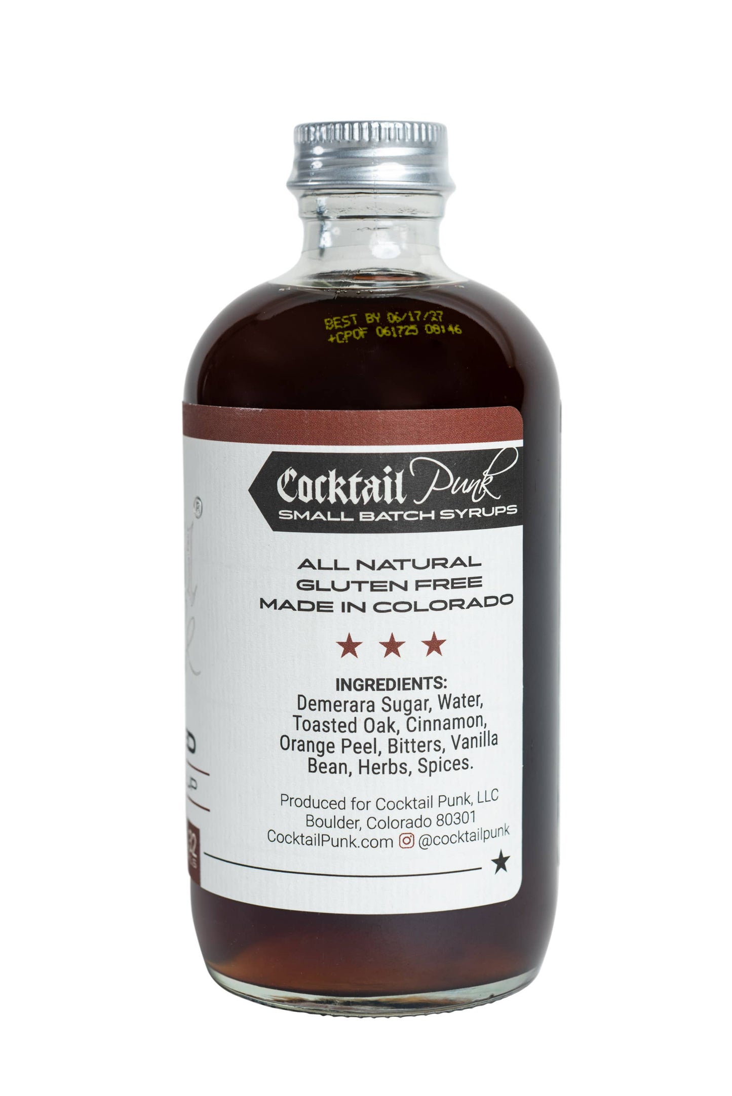 Old Fashioned Cocktail Syrup