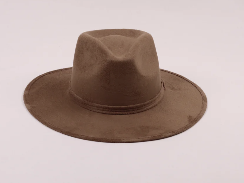 Vegan Suede Fedora