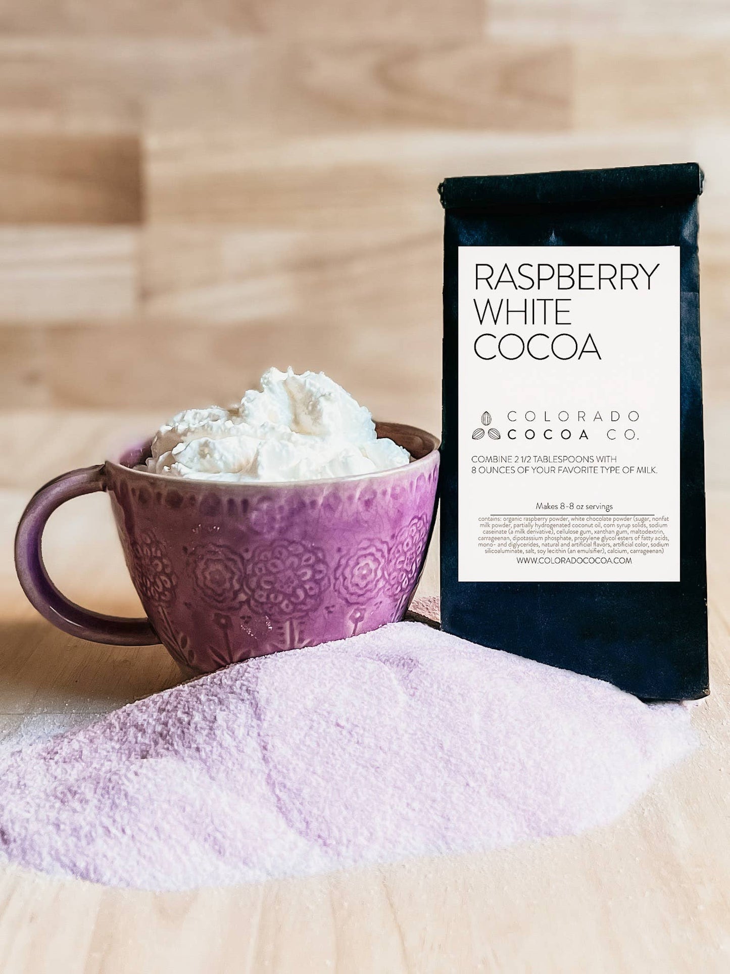 Raspberry White Cocoa