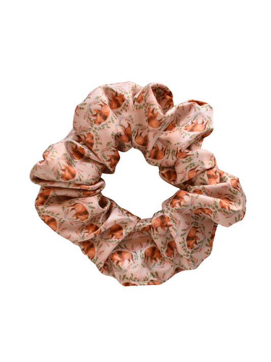 Floral Buffalo Scrunchie Cowgirl Hair Accessory