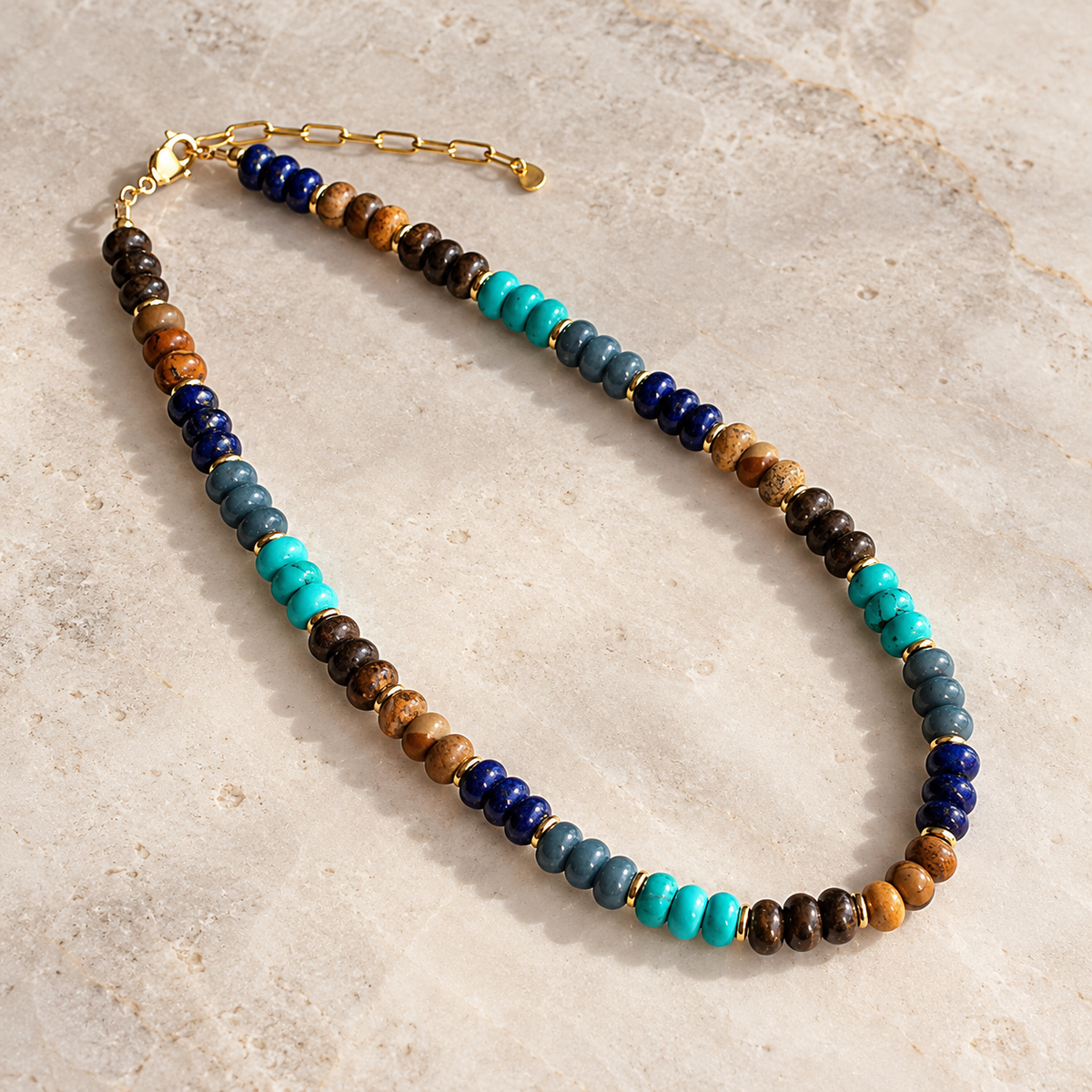 Canyon Skies Stone Candy Necklace