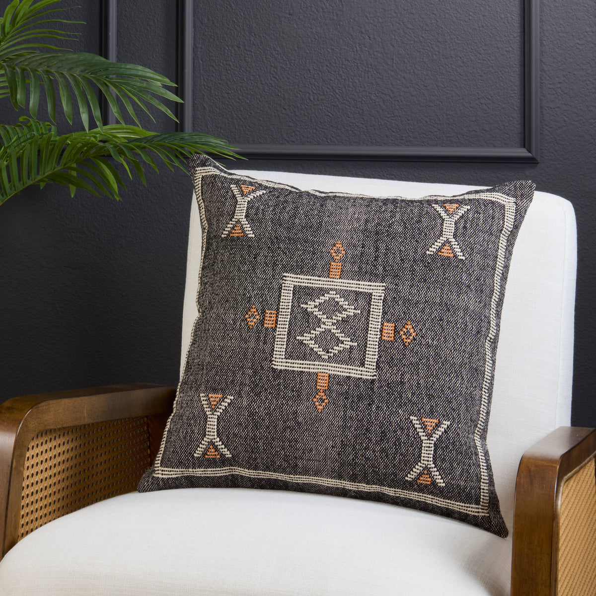 Tribal Geometric Throw Pillow