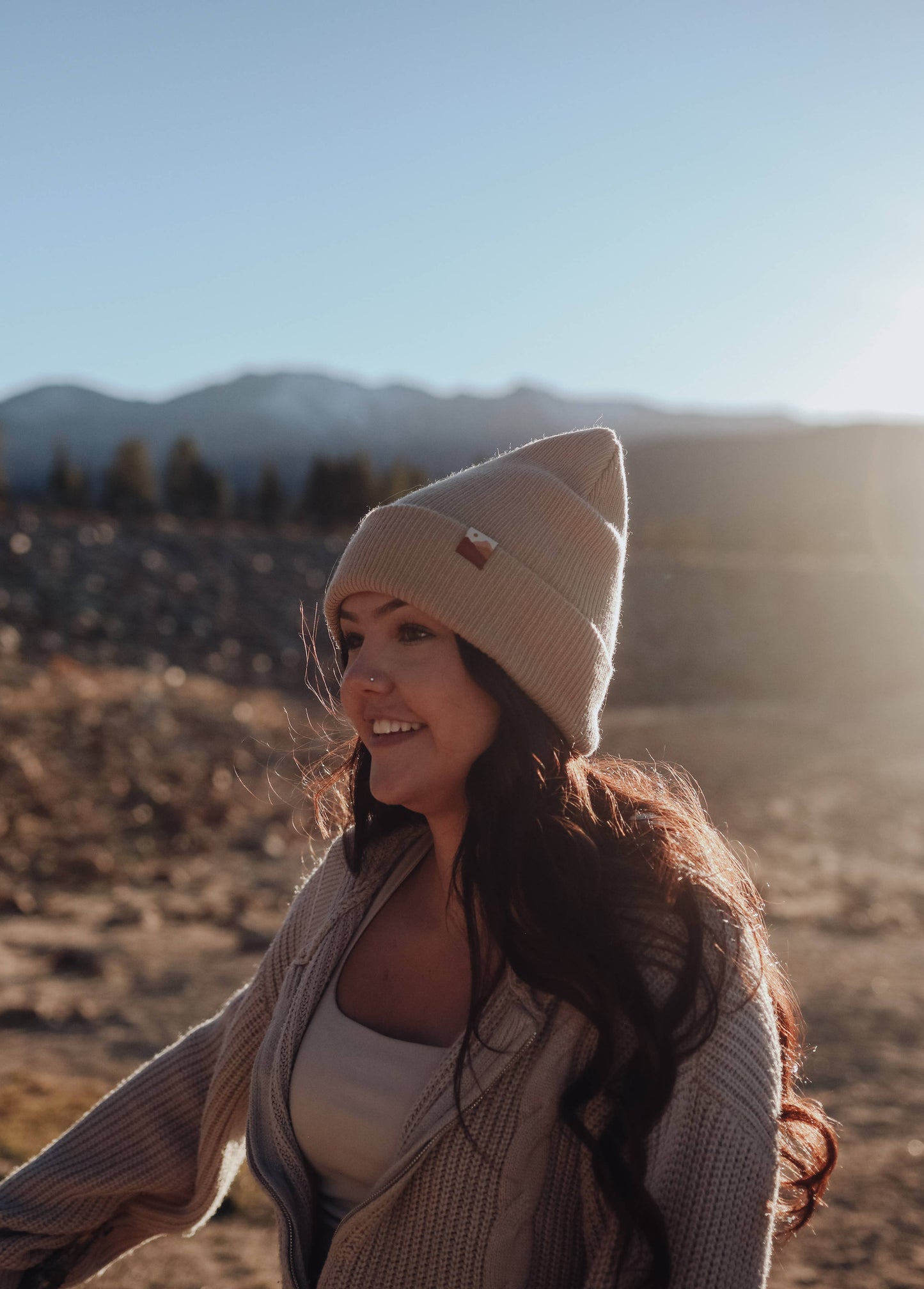 Merino wool Mountain Beanie | Tan