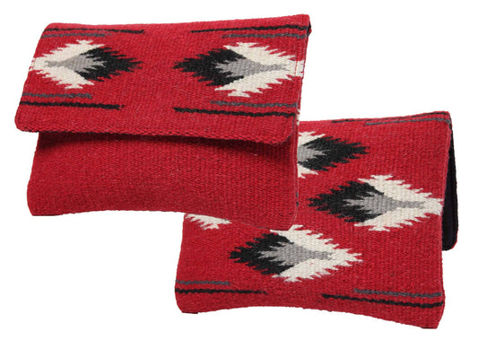Chimayo-Style Clutch Purse - Red