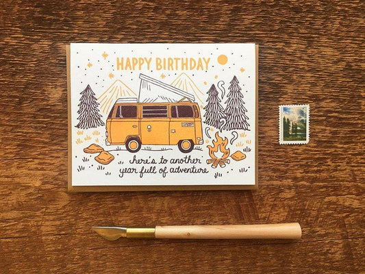 Birthday Camper Card