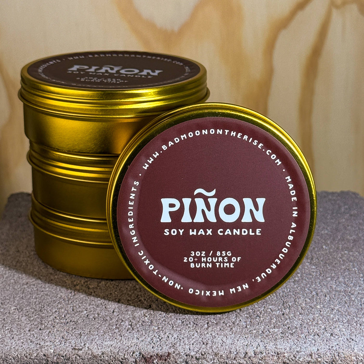 Piñon 3oz Tin Candle