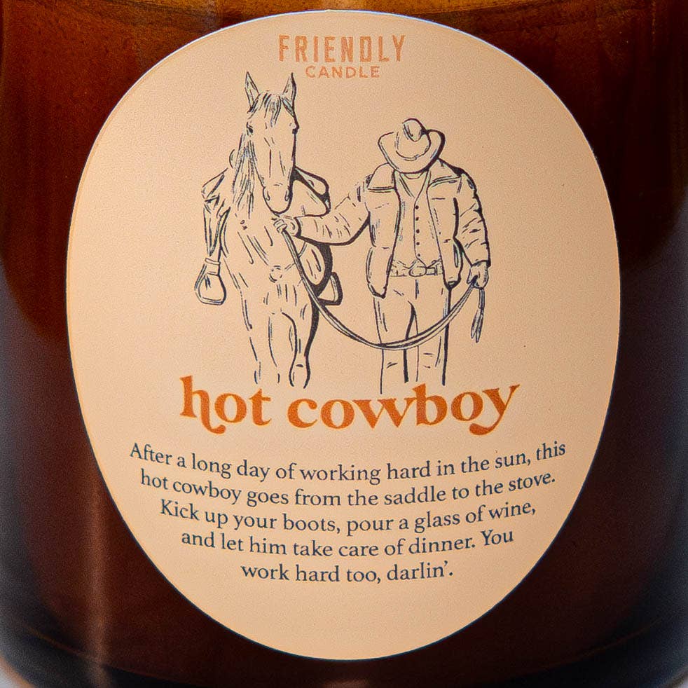 Hot Cowboy Soy Candle