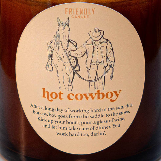 Hot Cowboy Soy Candle