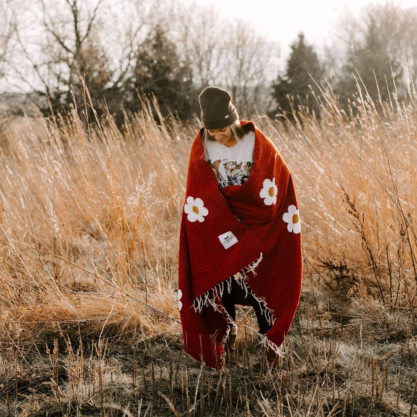 Handwoven Throw Blanket | Lazy Daisy