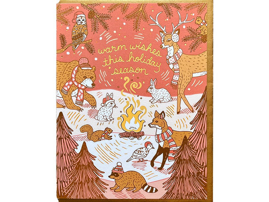 Woodland Holiday Card - Set of 6