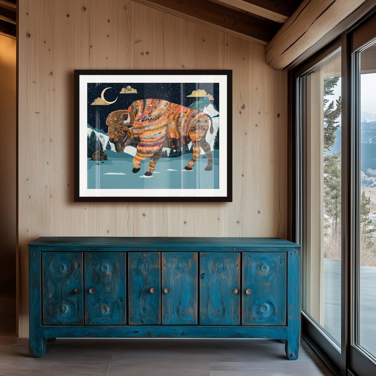 Art Print | Buffalo Wall Art | UNDER THE MILKY WAY