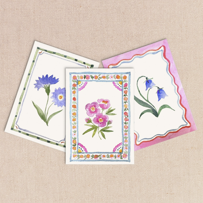 Mini Watercolor Painting Kit: Flowers