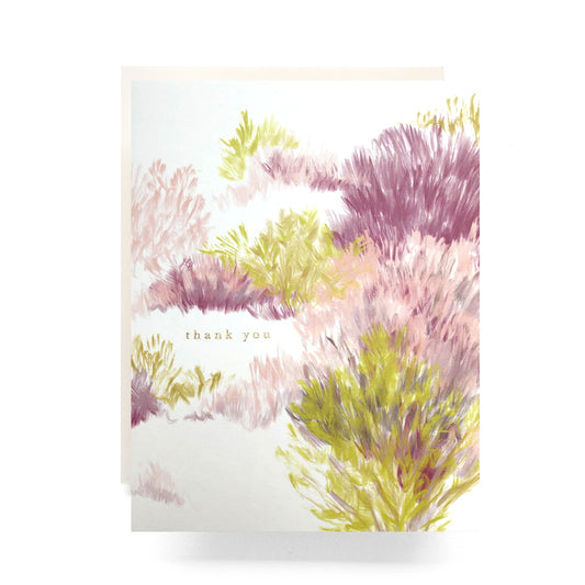 Heathered Thank You Greeting Card