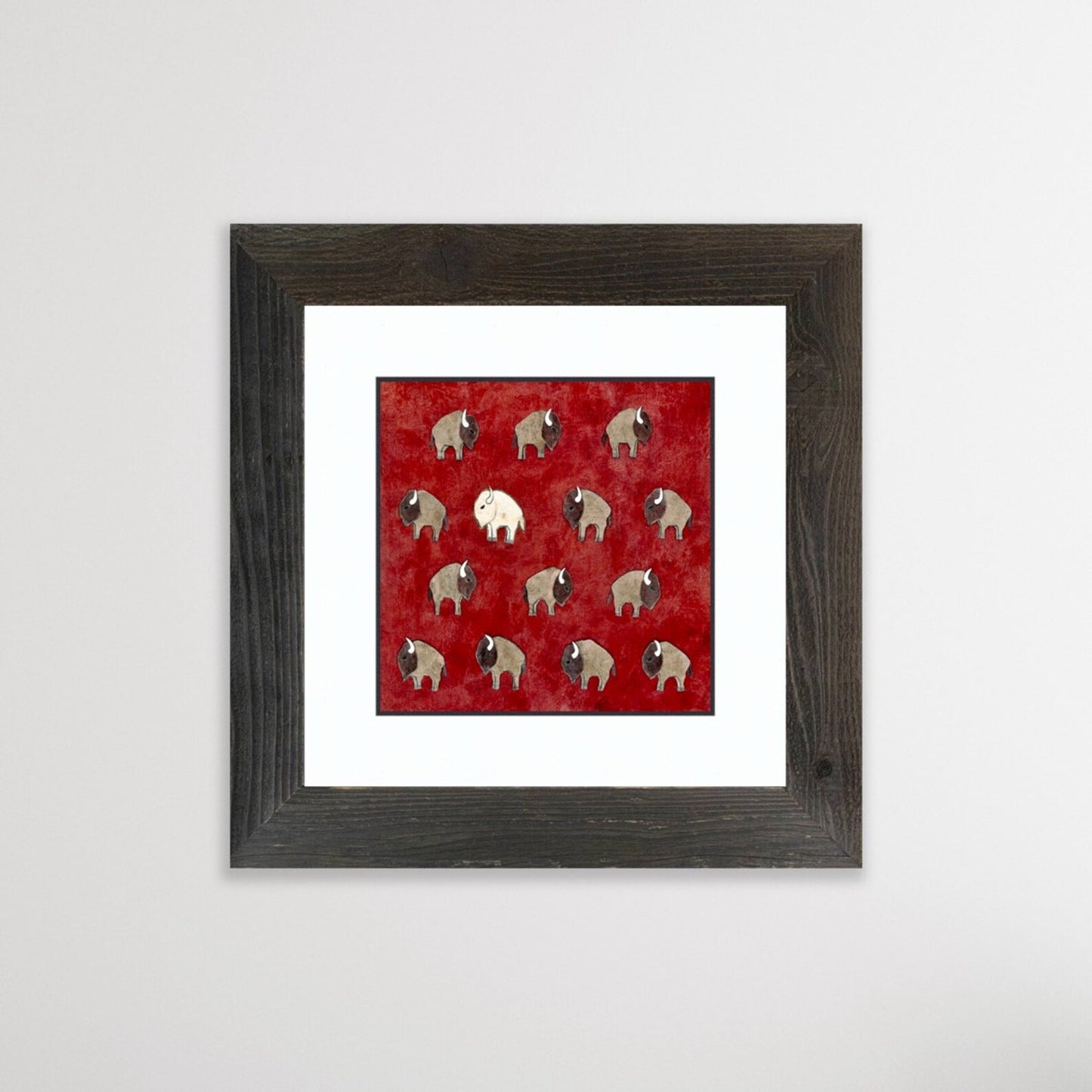 White Buffalo - Kris Batchelder Mini Framed Print
