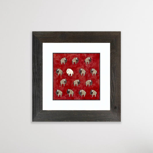 White Buffalo - Kris Batchelder Art Print 5"x5"