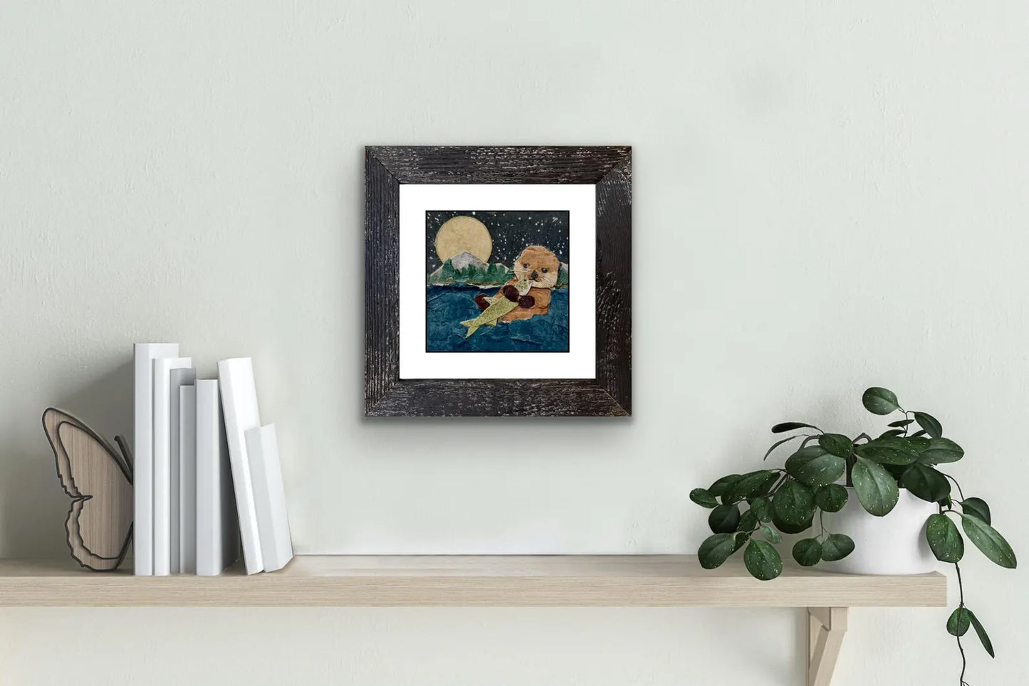 Otter-ly Adorable - Kris Batchelder Art Print 5x5"