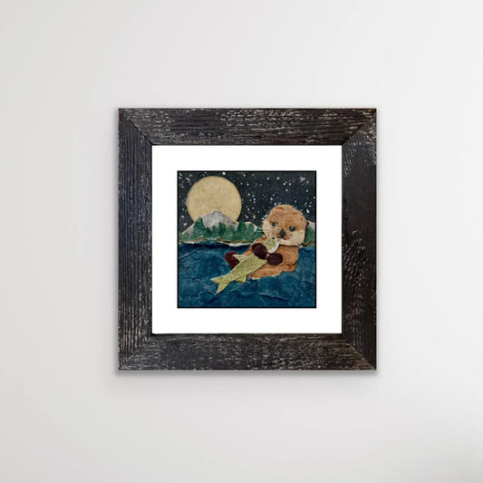 Otter-ly Adorable - Kris Batchelder Art Print 5x5"