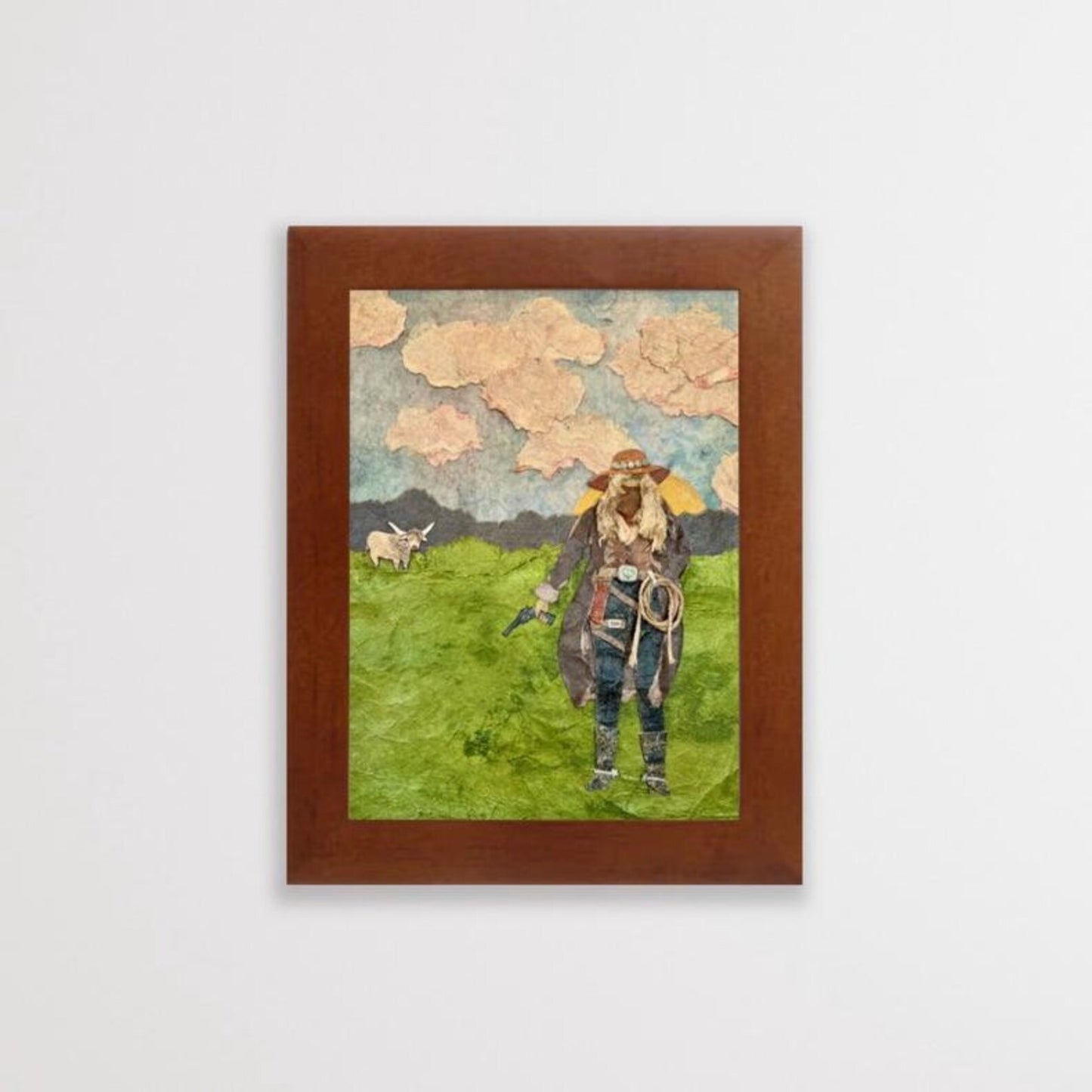 Colorado Cowgirl - Kris Batchelder Mini Framed Print