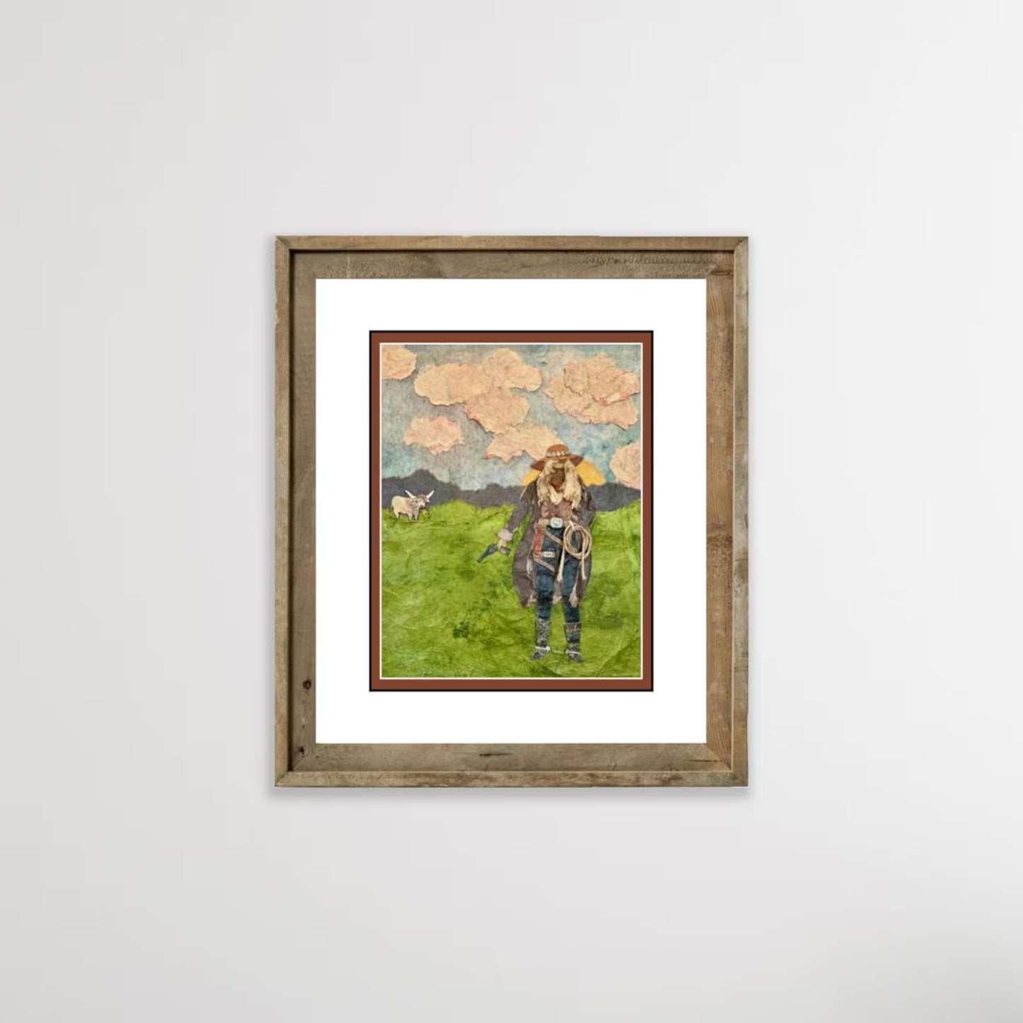Colorado Cowgirl - Kris Batchelder Art Print 5"x7"
