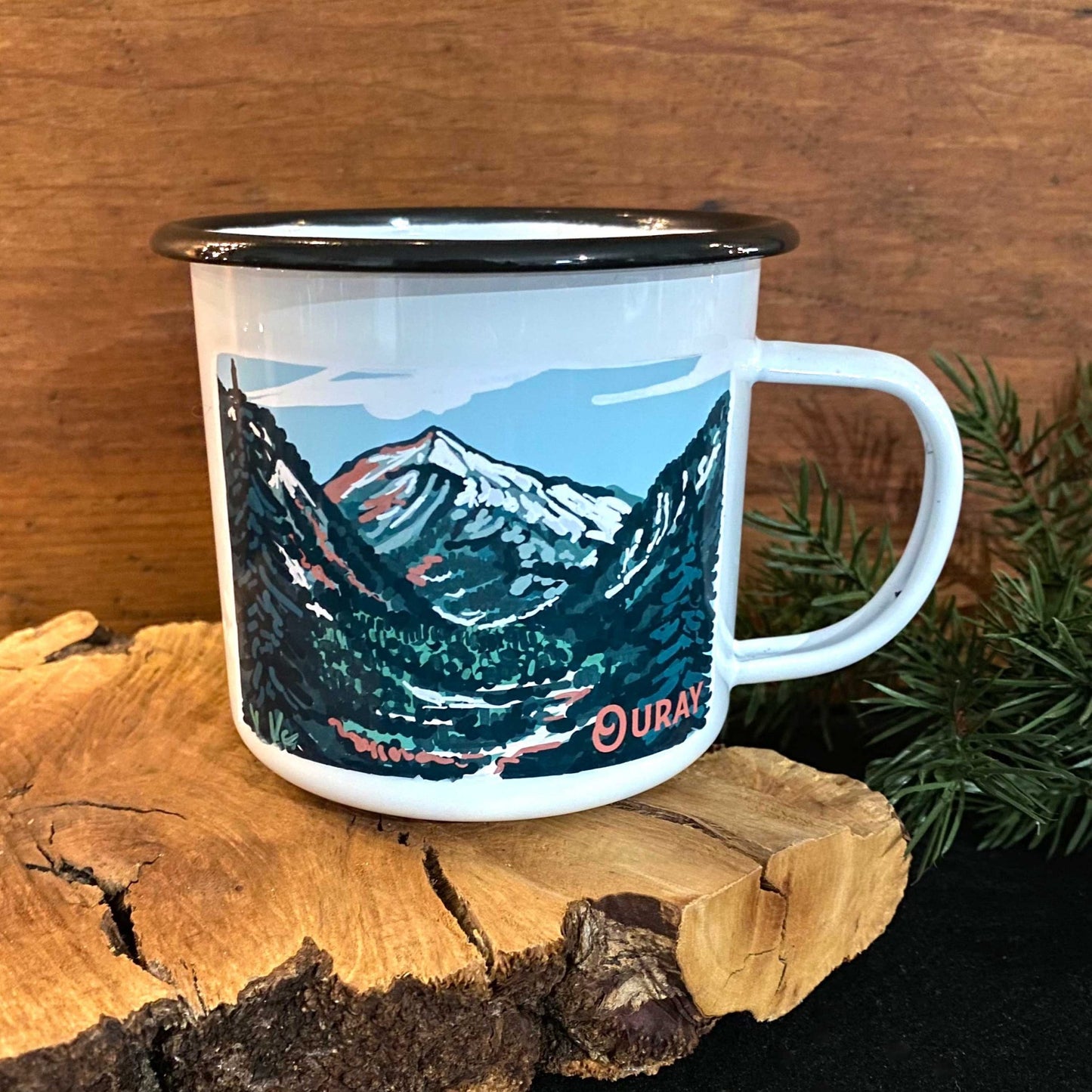Ouray 16oz Enamel Metal Camp Mug