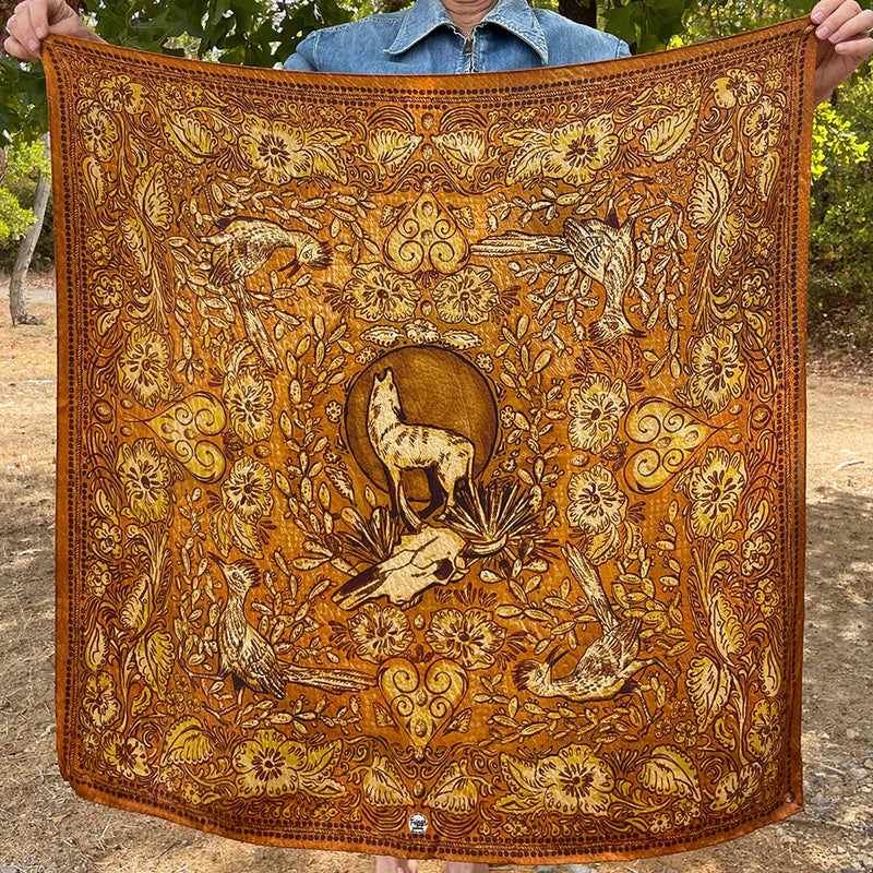 My Prairie Home 100% Silk Scarf