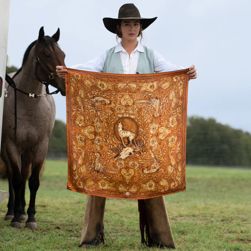 My Prairie Home 100% Silk Scarf